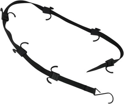 Droogrek Hockeyuitrusting - Sport Organizer - Apparatuur Drogen - Efficiënte Luchtcirculatie - 25 x 167 cm - Zwart