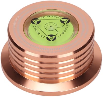 Dailygoods- Platenspeler Stabilisator - Aluminium Schijfklem - LP Platengewicht - Draaitafel Waterpas - Hoge Nauwkeurigheid - Geschikt voor 7 mm Asdiameter