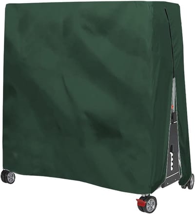 Opklapbare tafelhoes - Tafeltennis Protector - Tafel Beschermen - Verstelbare Riemen Zoomkoord - 165x70x185cm - Groen