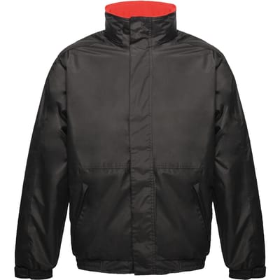 Regatta Heren Dover Waterdicht Windproof Jasje (Zwart/Rood)