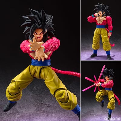 SHF Dragon Ball GT Super Saiyan 4 Son Goku Gearticuleerde PVC Actiefiguur Verzamelbare Speelgoedjes 16cm brown