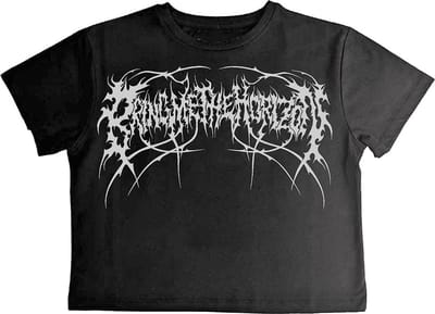 Bring Me The Horizon - Metal Logo Genxsis Crop top - 2XL - Zwart