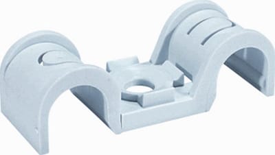 SPIT kabelbuisklem P-clip, kunstst, lichtgrijs, v/buisdiam 0 - 22mm