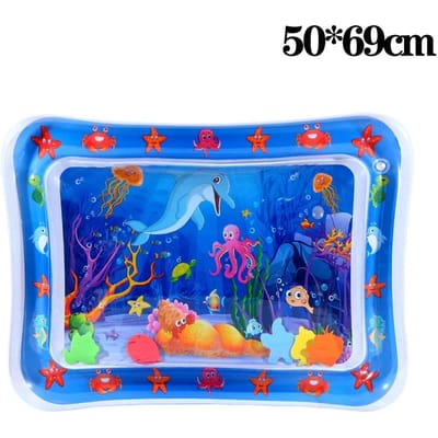 Water Sensorische Speelmat Verdikte Opblaasbare Watermat Voor Kat En Hond Huisdier Speelmat Met Vis Zee Oceaan Thema Sensorisch Speelgoed Water 3PCS