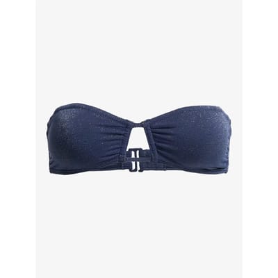 Roxy Shine Bandeau Bikinitop Blauw M Vrouw