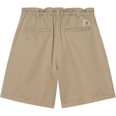 Carhartt Wip Marv Kort in katoen met elastische taille - Iroko steen gewassen