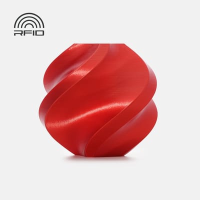 Bambu Lab PLA+ Silk Candy Red 1kg – 1.75mm – Filament mét Spoel (Zijdeglans Rood)