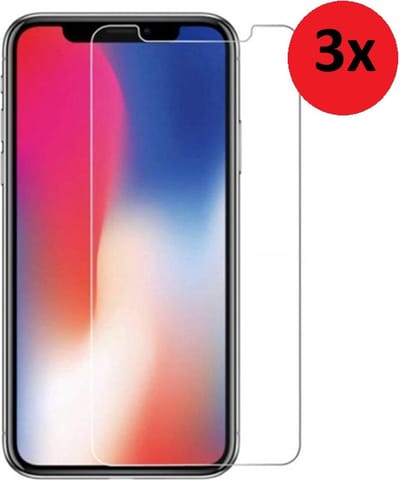 Screenprotector Geschikt voor iPhone 11 Pro Max - iPhone 11 Pro Max Tempered Glass 3x