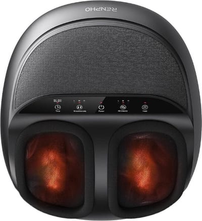 Thuys – Voetmassage Apparaat – Bloedsomloop – Elektrisch – Neurotherapie – Infrarood Warmtefunctie – Instelbare Niveaus – Shiatsu – Tot Maat 46 – Zwart