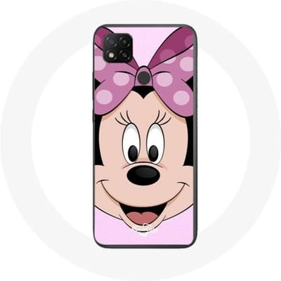 Xiaomi Redmi 9C hoesje Minnie Mouse roze cartoon roze