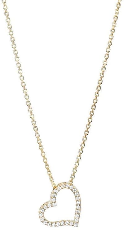 AKZENT Akzent damesketting met hanger "Milla" aus 925 Sterlingzilver, gerhodineerd, langlebig