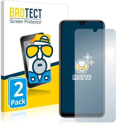 BROTECT - Screenprotector voor Huawei P smart 2020 - Folie Beschermfolie matte 2 Stuks