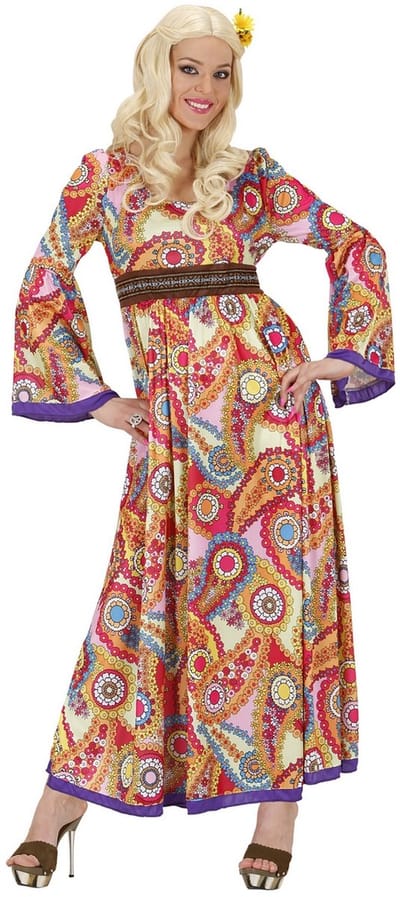Hippievermomming voor volwassen vrouwen - Verkleedkleding - Medium
