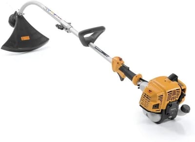 Benzine Grastrimmer - Bosmaaier Grastrimmer - Nauwkeurig Gras Snijden - Gebogen Transmissie - 38 cm Snijbreedte - Geel