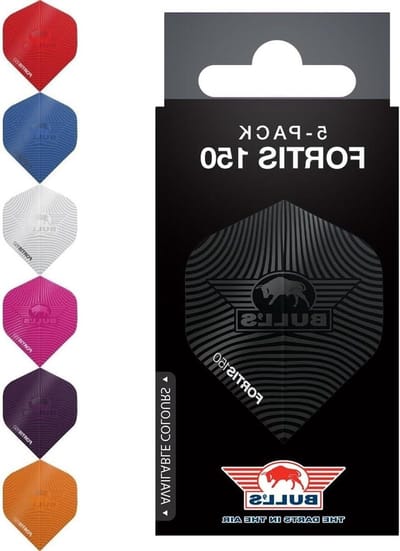 Dart Flights - Vliegjes - Verbeter Darts Prestaties - Extra Sterk 150 Micron - 5 Stuks - Rood