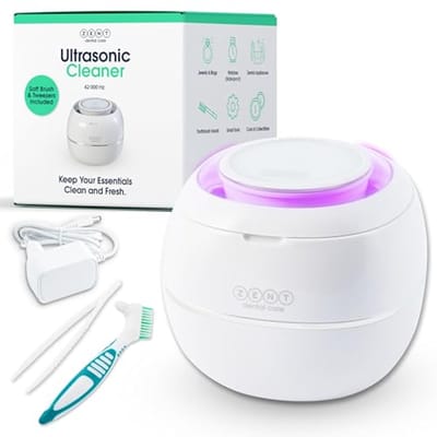 Ultrasone reiniger met UV-lamp - Snelle desinfectie voor sieraden en tandprothesen