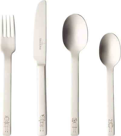 Villeroy & Boch One - 18/10 Edelstahl Kinderbestek 4-delig.