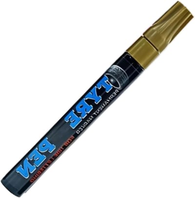 Banden Verf Pen - Velgen Marker - Voertuig Personalisatie - Snel Droog - 14 x 2 x 2 cm - Goud
