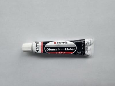 Fermit - Hittebestendige lijm 17 ml - Tot 1100 °C - Gebruiksklaar