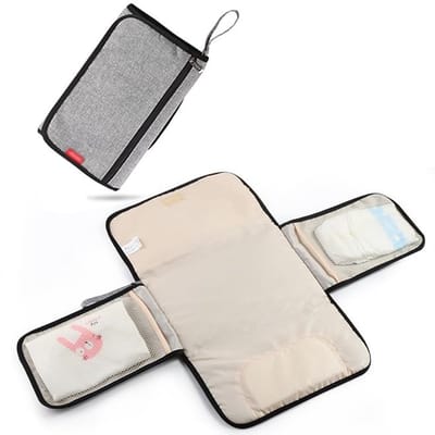 Dailygoods - CHENGZI Draagbare Waterdichte Luier Aankleedkussen Reizen Aankleedkussen voor Pasgeboren met Meerdere Zakken Veranderende Pad voor Baby Shower
