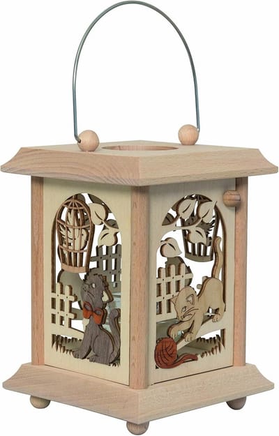 Tafellantaarn katten - decoratief licht voor binnen