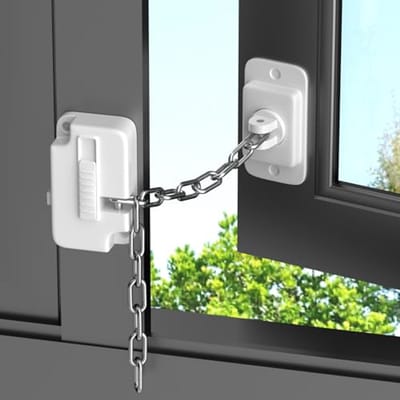 Veilige Raamsloten voor Kinderen en Huisdieren - 4 Stuks Verstelbaar Zelfklevend Raamslot