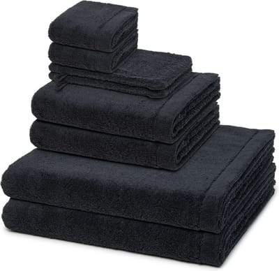 Cawö Sonstiges 2 X washandjes 2 X gasten- 2 X douche- 2 X handdoek - in set Lifestyle