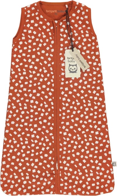 Briljant Baby Slaapzak Zomer Flocks - 70cm - Terra - Baby Zomerslaapzak