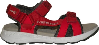 Superfit- Sandalen- Klittenband- Leer- Rood- Maat 36
