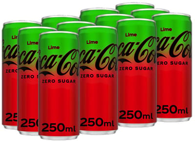 Coca Cola - Lime Zero - 12x 250ml