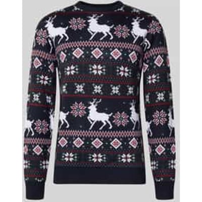 Gebreide pullover in all-over look