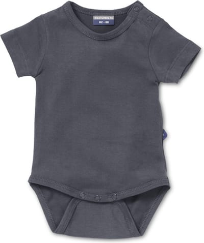 Silky Label romper glacier grey - korte mouw - maat 86/92 - grijs