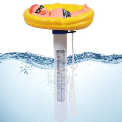 Zwembadthermometer voor verschillende toepassingen, gemakkelijk afleesbaar, met touw