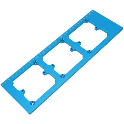 86 Type Draad Doos Sjabloon Aluminiumlegering 86 Type Stopcontact Doos Gat Matrijs voor Kantoor Winkelcentrum Hotel blue