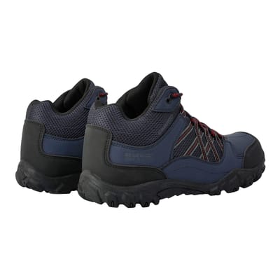Regatta Herenkant Midden Waterdichte Wandelschoenen (Marine/Rood)
