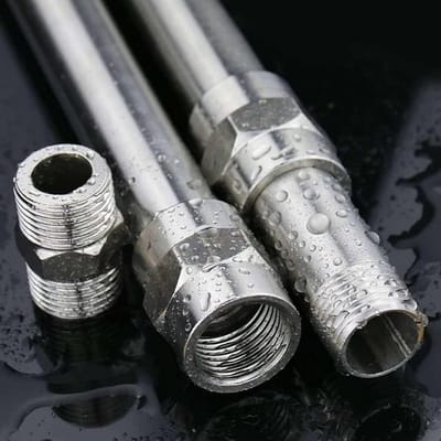 Stainless Steel Schroefverbinding voor Lucht-, Water- en Brandstoftubes, DN15 1/2 inch 50mm, Duurzaam en Corrosiebestendig