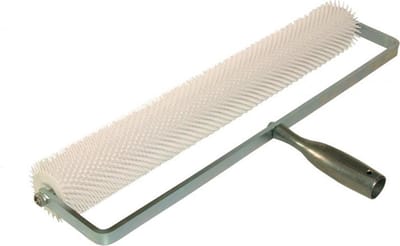 Ontluchtingsroller - Super Prof - 500 mm met tweezijdige RVS beugel stekellengte 35 mm