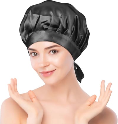 100% Mulberry Zijde Slapend Hoedje, Ademend Antislip Hoofdbedekking voor Gezond Haar