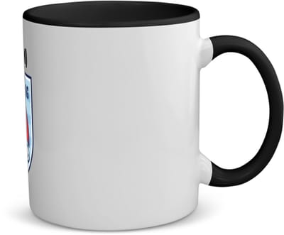 Akyol - zwem met eigen naam koffiemok - theemok - zwart - Zwemmen - zwemmer - sport - 350 ML inhoud