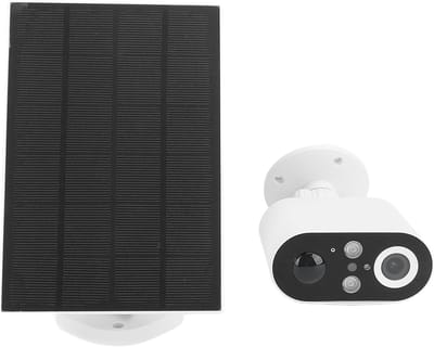 Buiten Camera - Draadloze Beveiliging - Locatie Bewaken - Zonne-energie Werking - 1080p Resolutie - Wit