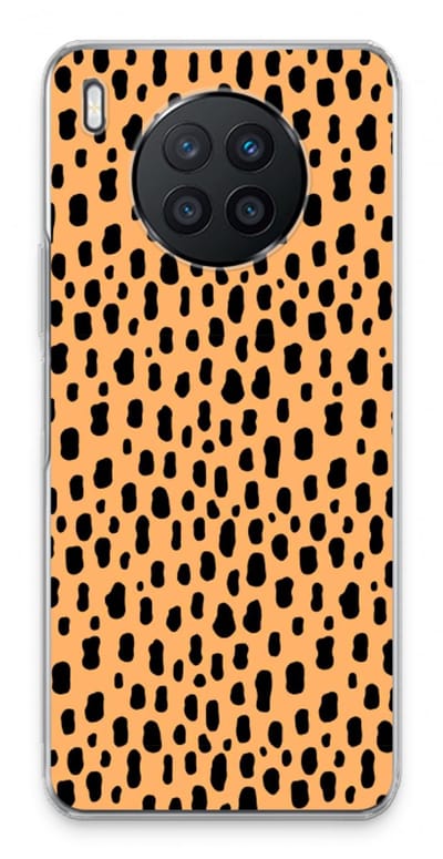 Case Company® - Hoesje geschikt voor Huawei Nova 8i hoesje - Panter - Soft Cover Telefoonhoesje - Bescherming aan alle Kanten en Schermrand