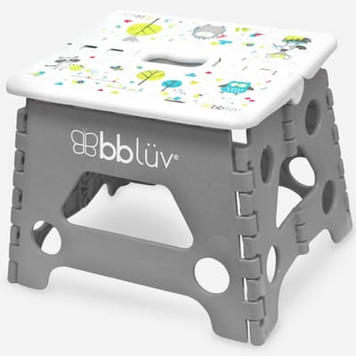 Vouwbare Baby Trapstoel - Compacte en Gemakkelijke Stappen voor Peuters - Voor Badkamer en Keuken