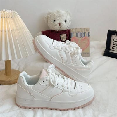 Nieuwe Dames Tennissneakers Mode Comfort Sport Boardschoenen Casual Academiestijl Kleine Witte Schoenen Vrouwelijk Lente Herfst 35 gray