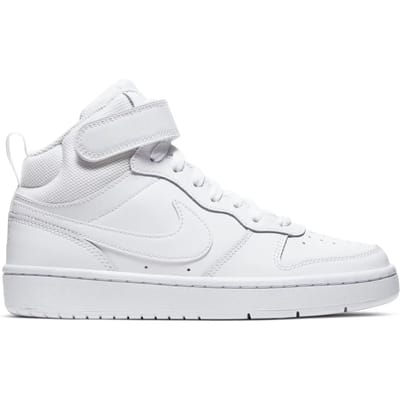 Nike Court Borough Mid 2 GS Triple White Kindersneakers CD7782-100 37.5 white