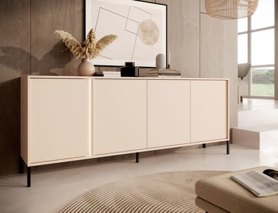Meubella - Dressoir Desert - Beige - 203 cm