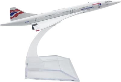 Vliegtuigmodel 1/400 schaal Diecast - Concorde Miniatuur Vliegtuig