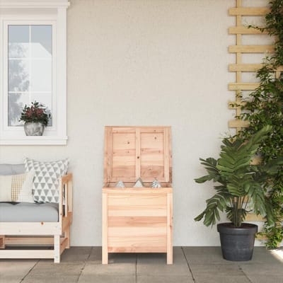 Houten Opbergkist - Buitenbox Tuin - Spullen Opbergen - Massief Sparrenhout - 50 x 49 x 565 cm - Natuurlijk