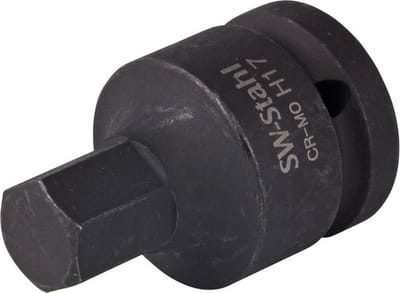 SW-Stahl 10186L-17 aandrijfas inzetstuk 17 x 76 mm, 3/4 inch impact