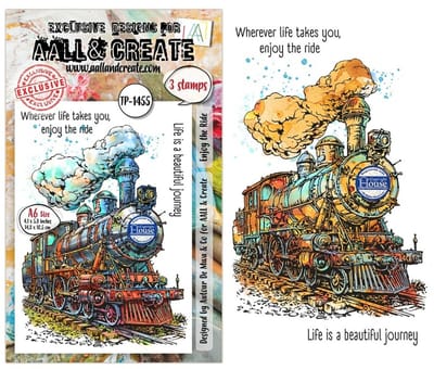 Aall & Create clearstamp A6 - Enjoy the ride