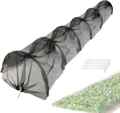 Drijvende Rijafdekking - 300 x 45 x 45 cm isolerend buitengaas plantennet | Kweektunnel - Buitenbescherming van bloemen, fruit, groenten, verhoogde bedden en de achtertuin